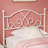 Twin Bed Frames, Modern Twin Size Metal Bed Frames For Kids Girls, No Box-Spring Needed Twin Platform Bed Frame With Unique Headboard And Footboard, 11.23 Inches Storage Space - White