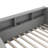 Daybed Frame With Storage Bookcases, 2 Drawers & Charging Design-1381327257