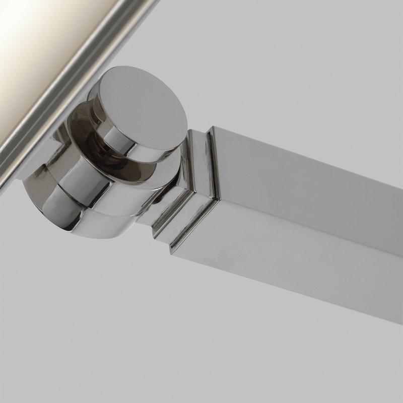 Bau Dimmable LED Wall Mounted Picture Light, Polished Nickel, 3" H x 24" W x 8" D