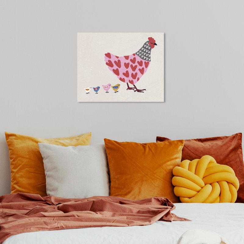 Mes poussins adorés par Wynwood Studio, H 16 po x l 20 po x P 0,8 po