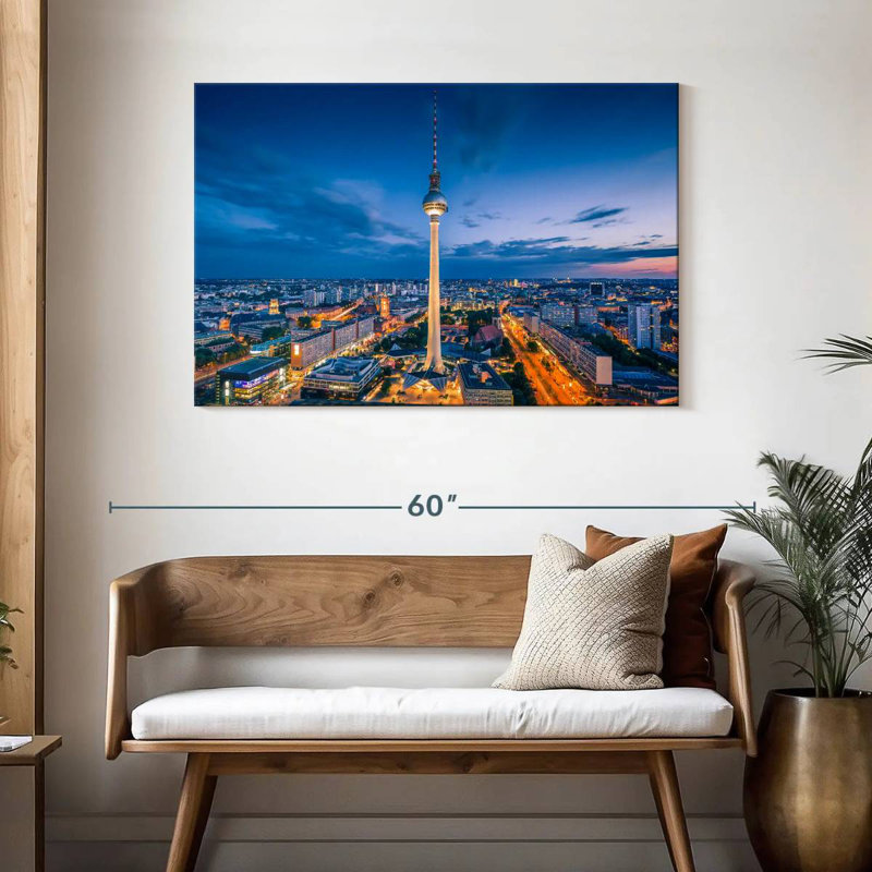 Rorry Alexanderplatz TV Tower, 30" H x 45" W