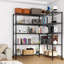 5-Tier Steel Height -Adjustable Storage Rack Heavy Duty Shelving Unit-1899585349-1899585350