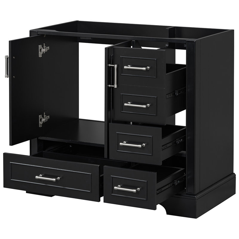Lavabo de meuble-lavabo traditionnel non inclus