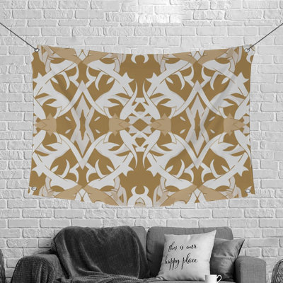 Botanical Artwork Bathroom Fabric Tapestry