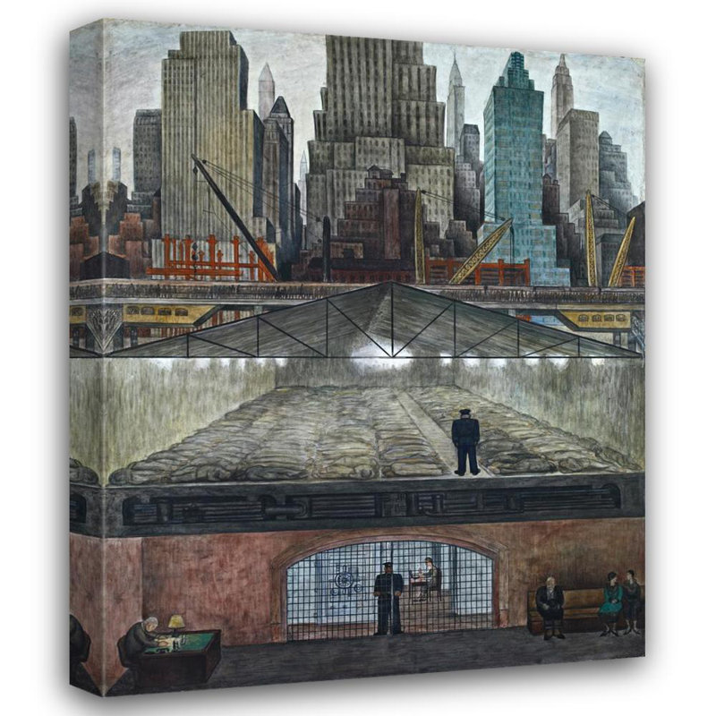Frozen Assets, 35" H x 28" W
