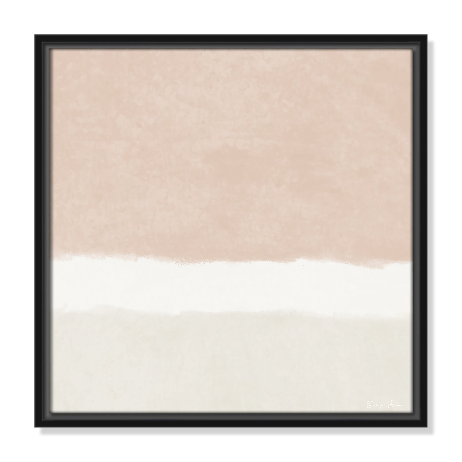 Willadeene "Slate 2" Print, 17.5" H x 17.5" W, Black Framed