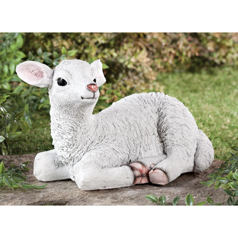 Resin Lamb Statue