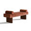 Banc rembourré en chenille l 60 po-1018967225