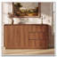 Armoire de rangement de 55,1 po de largeur avec 2 portes et 3 tiroirs-626443909