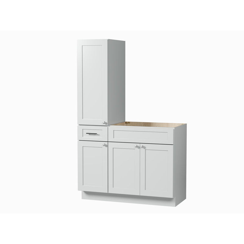 Meuble-lavabo simple 45 po Disar, Gris