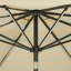 Parasol de marché éclairé de 132 po avec auvent Breez-Tex Shela-1297061695