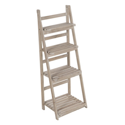 Frederico 41.5cm W Solid Wood Shelving Unit