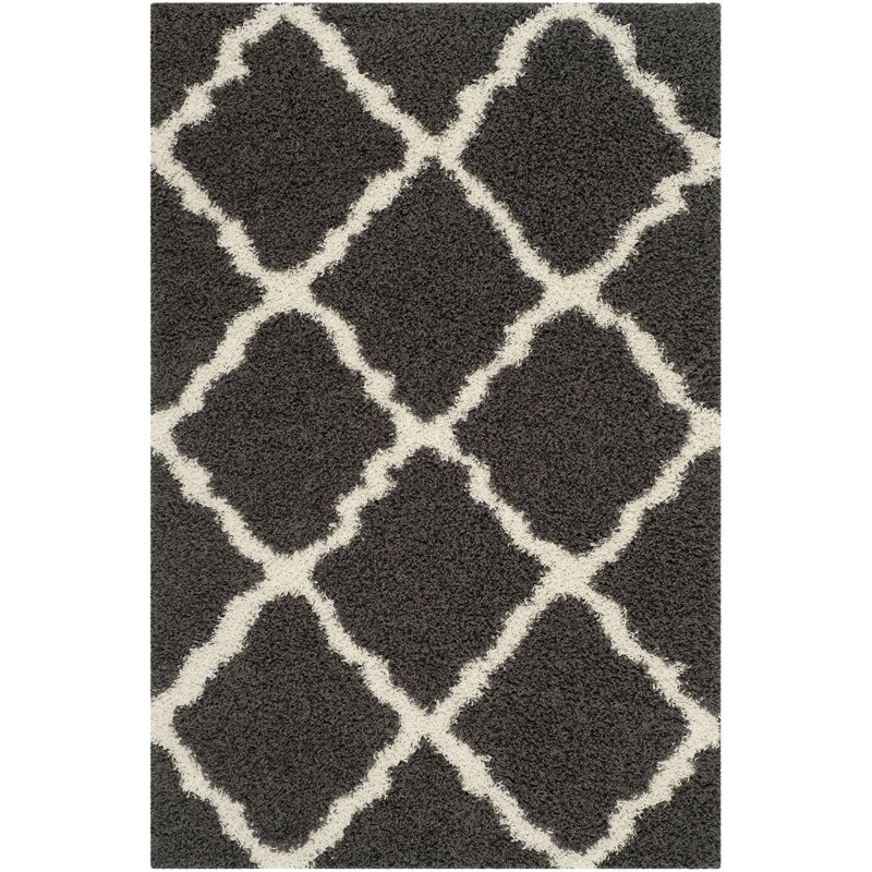 Tapis gris Alonnah, Rectangle 3 pi x 5 pi
