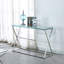Lowman 120cm Glass Top Console Table