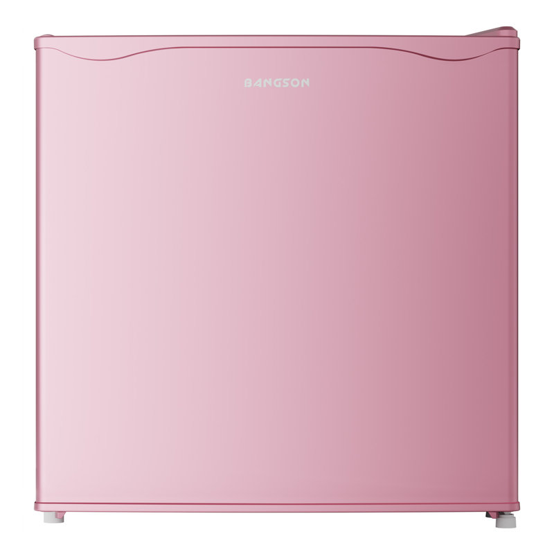 Réfrigérateur compact 1,6 pi3 avec congélateur, porte réversible compacte pour dortoir, bureau, chambre à coucher, appartement BANGson - rose