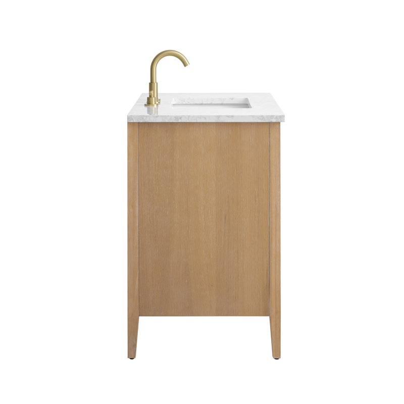 Emma 36" W Single Vanity, Classic Oak