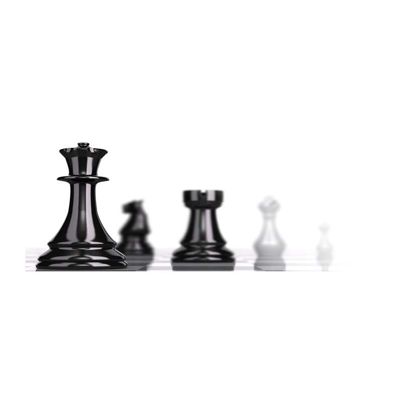 Chess Piece - Wrapped Canvas Print