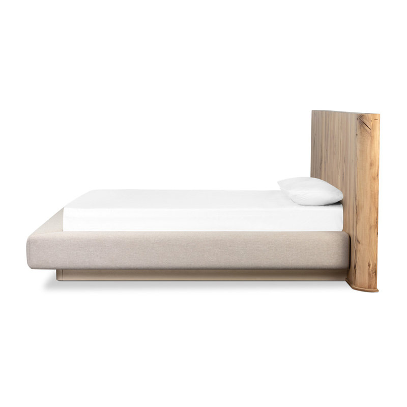 Lara Bed-Natural Reclaimed French Oak-Queen, Queen