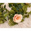 Guirlande 6,56 pi Eucalyptus avec roses roses