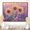 Tournesols Craney dans un champ de lavande au coucher du soleil - Tournesols, art mural