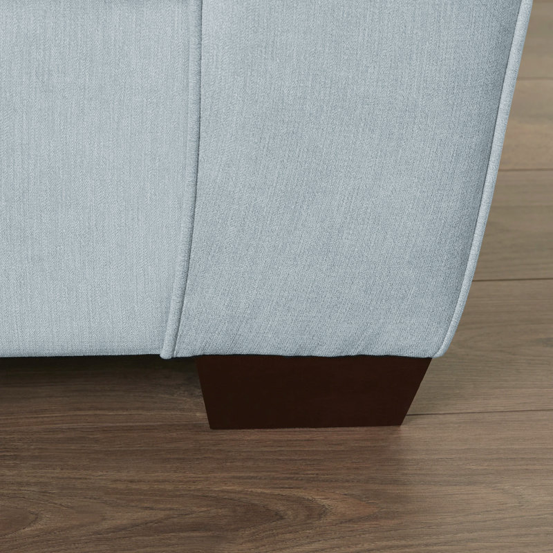 Bulma 2 Seater Sofa Bed, Blue Polyester Blend