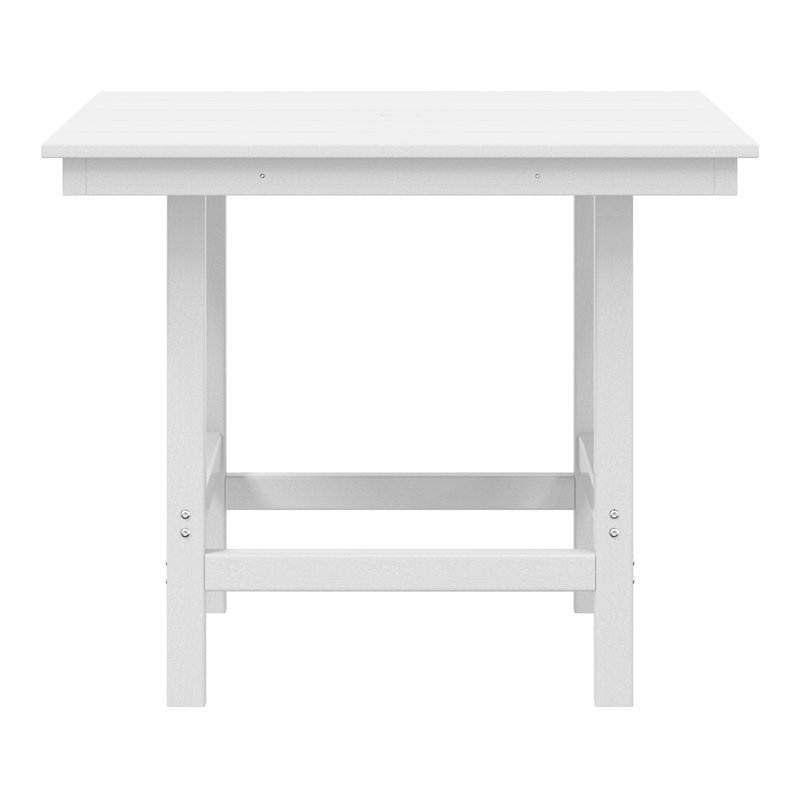 5-Piece Arm Chair Dining Set, White