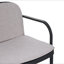 Causeuse d'extérieur en polypropylène Luna, structure noire-99776490-99776491