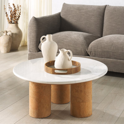 Aylesha Marble Top Coffee Table