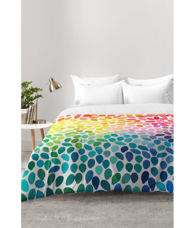 Garima Dhawan Modern & Contemporary Polyester Abstract Comforter, King Comforter + 2 King Shams