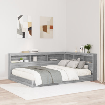 Vidaxl Bookcase Bed Grey Sonoma Engineered Wood