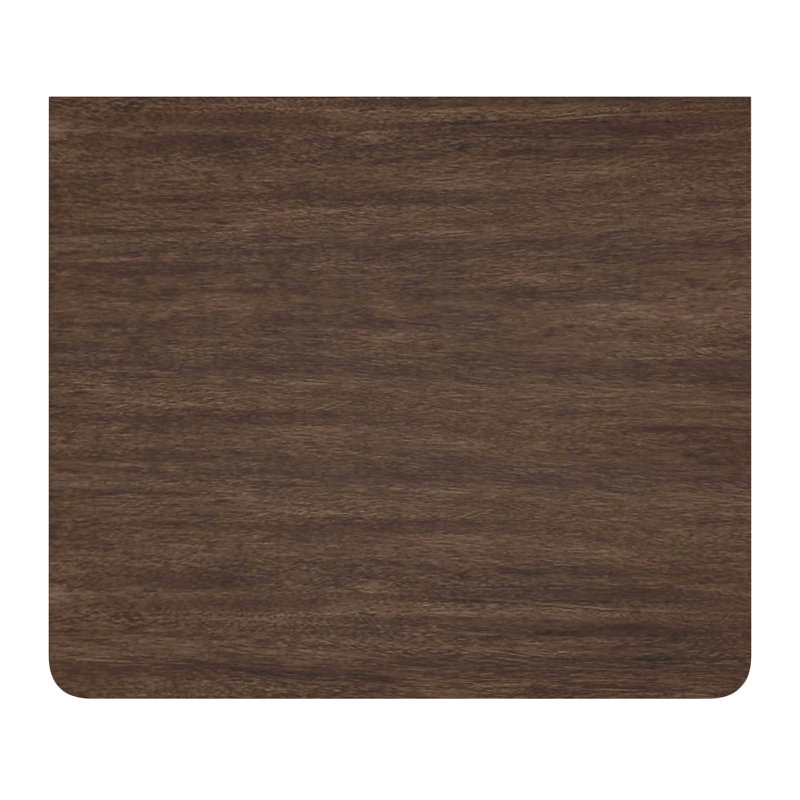 Lennon 1 Drawer Rounded Leg Nightstand, Dark Brown