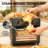 OUNIN Steam Air Fryer Toaster Oven, 12.6QT Compact Countertop Oven, 6-in-1 Air Fry Bake Toast Roast Broil Warm, Fast 7-Min Preheat to 450°F, Stainless Steel