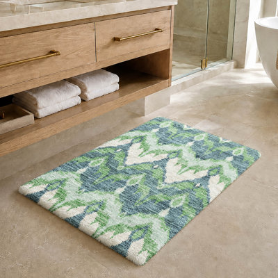 Washable Ikat Indoor Rug