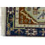 Tapis tribal gris clair 3 x 5 Indo Karajeh