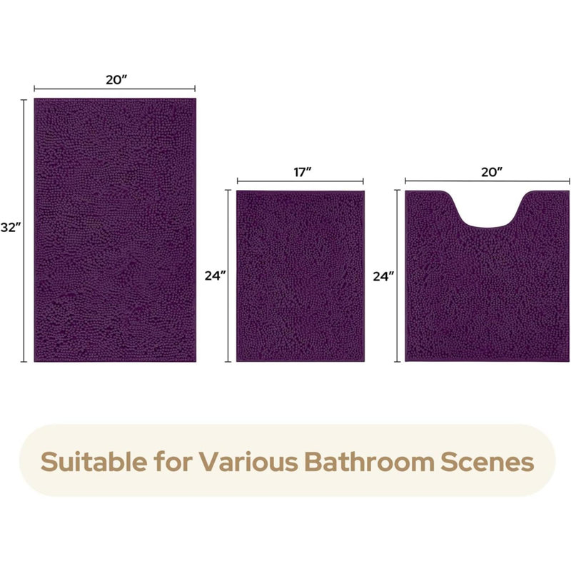 Bath Mat, Deep Purple