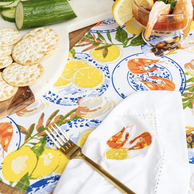 Lemon Santorini Reversible Placemat
