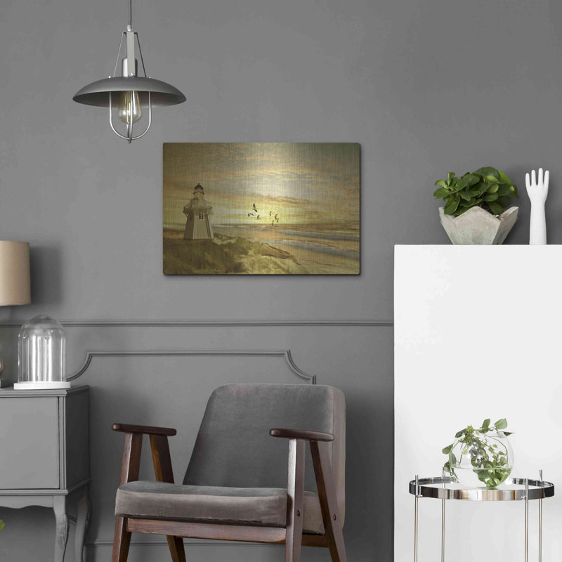 «Pacific Sunset 6» par Carlos Casamayor, art mural en métal, H 16 po x l 24 po