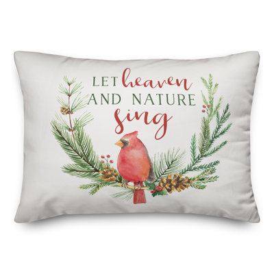  Let Heaven and Nature Sing Lumbar Pillow Cover