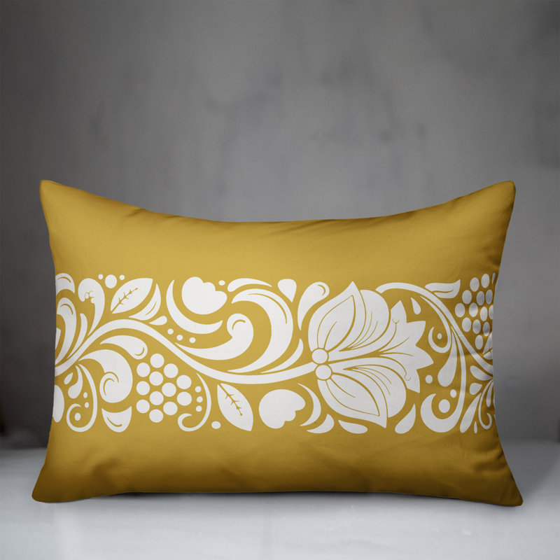  Folk Rectangular Pillow Cover & Insert