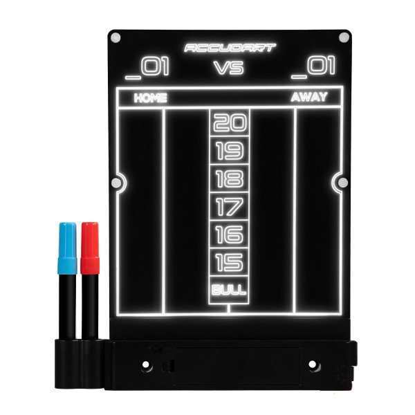 Accudart LED Acrylic Scoreboard