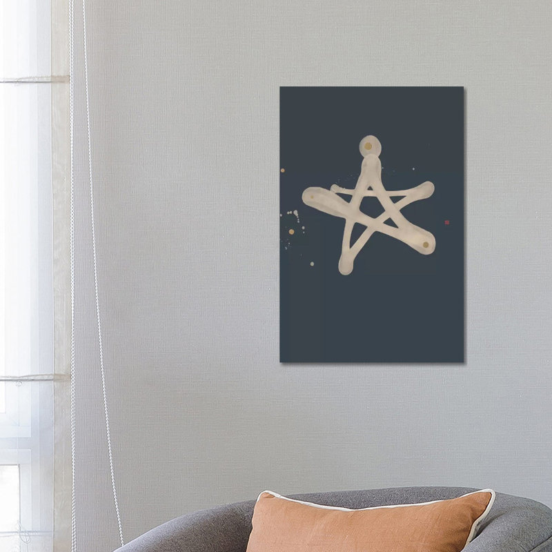 A New Star Is Born (Dark Blue Version) by Thoth Adan - Gallery-Wrapped Canvas Giclée on Canvas, Wrapped Canvas