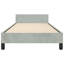 Maecie Velvet Platform Bed Base, No Box Spring Needed / No Mattress-2036132138-2036132139