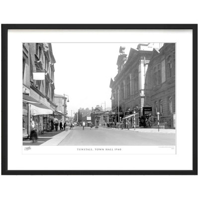 Tunstall, Town Hall 1940 - Single Picture Frame Print