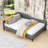 Linen Upholstered L-Shaped Daybed with Semi-Enclosed Design-1002139318-1002139274