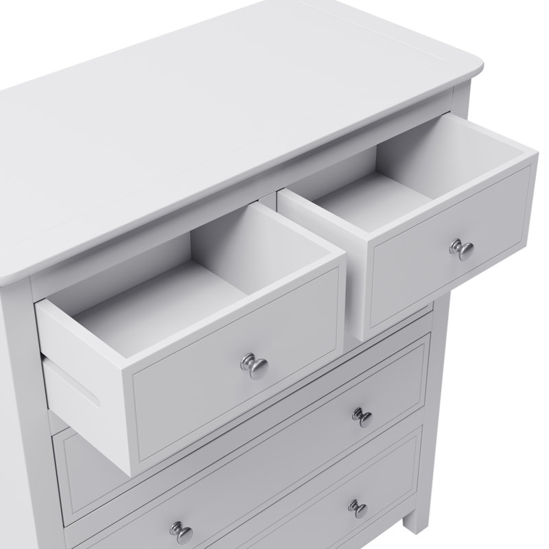 Fayne Solid Wood Accent Chest, White