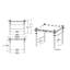 Pergola en vinyle avec auvent l 120 pi x P 120 pi Kerrimore