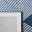 Tapis bleu marine / ivoire en laine touffeté à la main Konopka-1934759936