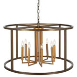 West Palm 8 - Light Lantern Drum Chandelier