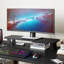 Bureau assis-debout électrique à double moteur, réglable en hauteur, avec panneau de jonction et port de charge rapide pour bureau à domicile (BUREAU SEULEMENT, CHAISE NON INCLUSE)
