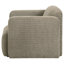 Fauteuil d'appoint rembourré en tissu Hemington brun-122491387